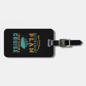 除おもしろい退職した外計画クルーズバケーション ラゲッジタグ (正面横)