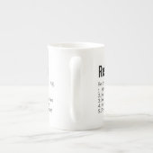 除おもしろい退職した外GAGの定義ギフト ボーンチャイナマグカップ (裏面)