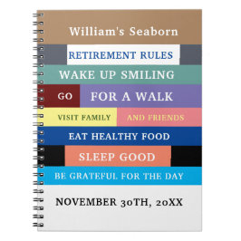 除パーソナライズされたおもしろい職ルールのユーモア ノートブック