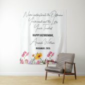 除パーソナライズされた去毛布の花カスタム贈り物 タペストリー (インサイチュ)