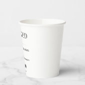 除パーソナライズされた外ギフト – 定退職した義 紙コップ (左)