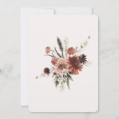 除パーソナライズされた外パーティーテンプレート 招待状 (裏面)