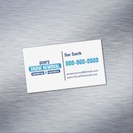 除モダン雪用磁気プロファイルカード マグネット名刺