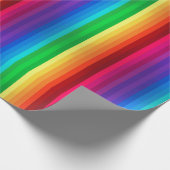 除去されるユニークでカラフルで継ぎ目が無い虹 ラッピングペーパー (角)