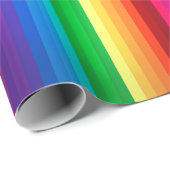 除去されるユニークでカラフルで継ぎ目が無い虹 ラッピングペーパー (ロールコーナー)