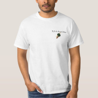 除去される遅れの先尾翼CLUB-DUCKS Tシャツ