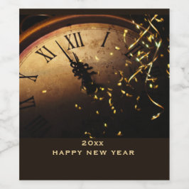 除活時計、大晦日 ワインラベル