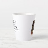 除祝去のカスタマイズ可能な写真ギフト カフェラテマグ (正面)