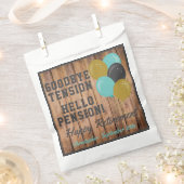 除素朴去引用文とバルーン フェイバーバッグ (クリップ留めされた状態)