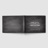 除素朴職パーティー | ヴィンテージ黒板 ゲストブック (全面)