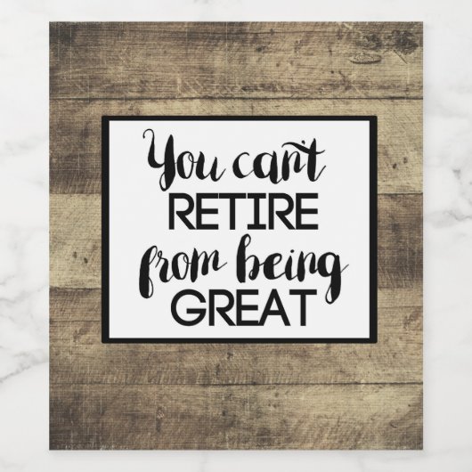 除素朴職 ワインラベル (シングルラベル)