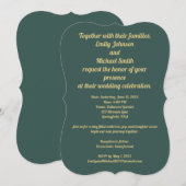 除草エレガント招待状デザイン シーズンカード (正面/裏面)