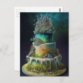 除草ケーキ ポストカード (正面/裏面)