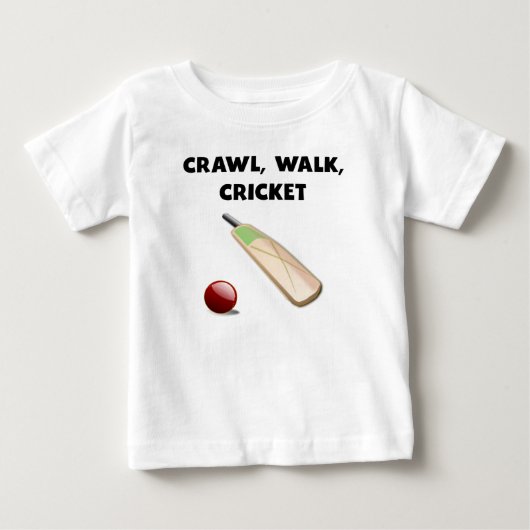 除行の歩行のコオロギ ベビーTシャツ (正面)