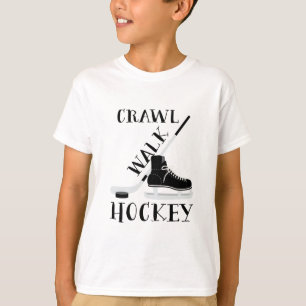 除行の歩行のホッケー Tシャツ
