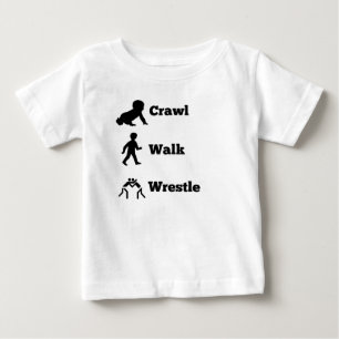 除行の歩行の格闘 ベビーTシャツ