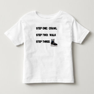 除行の…歩行の…ホッケー! トドラーTシャツ