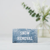 除雪のカッコいいによって凍っていられているプロフェッショナル 名刺 (スタンド正面)