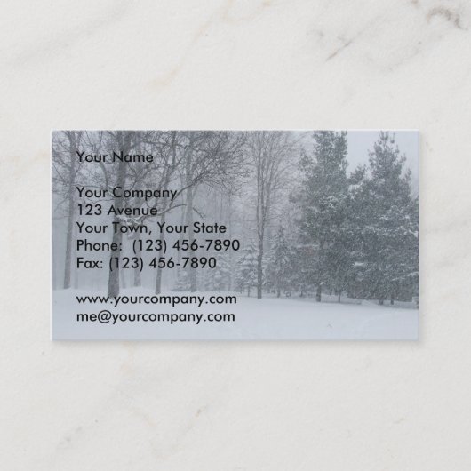 除雪の名刺 名刺 (正面)