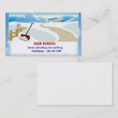 除雪の名刺 名刺 (正面/裏面)