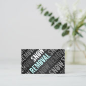 除雪の名刺 名刺 (スタンド正面)