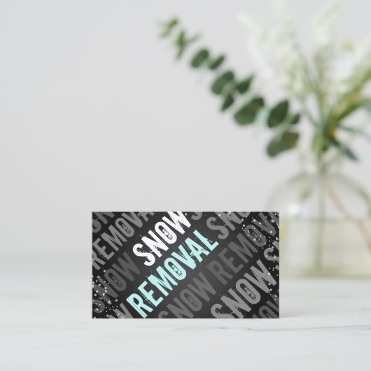 除雪の名刺 名刺 (スタンド正面)