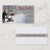 除雪の名刺 名刺 (正面/裏面)