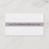 除雪の名刺 名刺 (裏面)