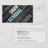 除雪の名刺 名刺 (正面/裏面)