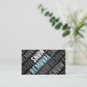 除雪の名刺 名刺 (スタンド正面)