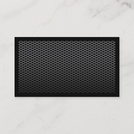 除雪サービスプロフェッショナルダークメタル 名刺 (裏面)