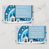 除雪サービスプロフェッショナル責任者 名刺 (正面/裏面)