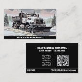 *~*除雪スノープラウトラックAP74 名刺 (正面/裏面)