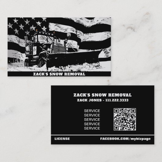 *~*除雪トラグランジックAP74 名刺 (正面/裏面)