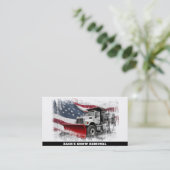 *~*除雪トラック動揺してAP74フラグ 名刺 (スタンド正面)