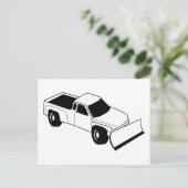 除雪トラック ポストカード (スタンド正面)