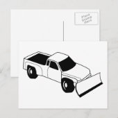 除雪トラック ポストカード (正面/裏面)