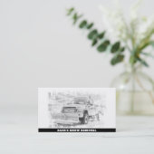 *~*除雪トラックAP74ブリザード 名刺 (スタンド正面)