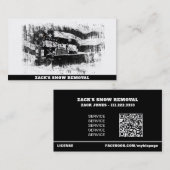 *~*除雪トラックAP74 グランジ 名刺 (正面/裏面)