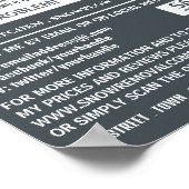 除雪会社広告の ポスター (角)