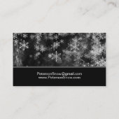 除雪処理クリアブラック 名刺 (裏面)