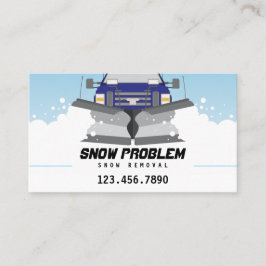 除雪機のサービス業カード 名刺