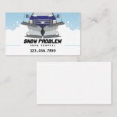 除雪機のサービス業カード 名刺 (正面/裏面)