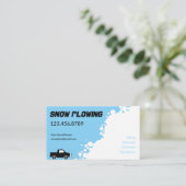 除雪機の会社の名刺 名刺 (スタンド正面)