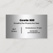 除雪機 名刺 (裏面)