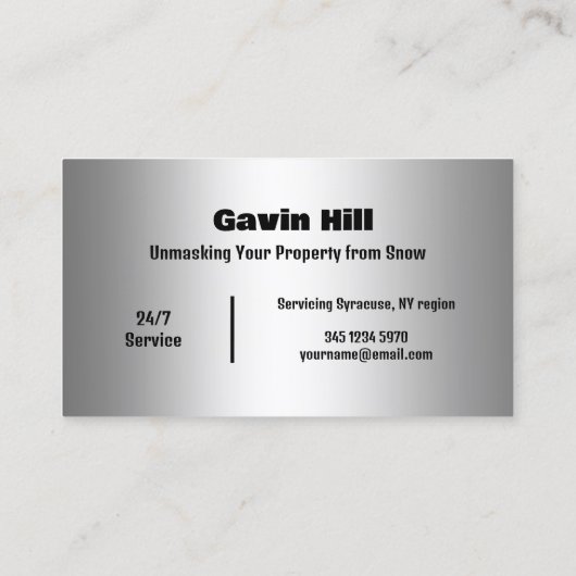 除雪機 名刺 (裏面)