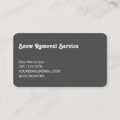 除雪機 名刺 (裏面)