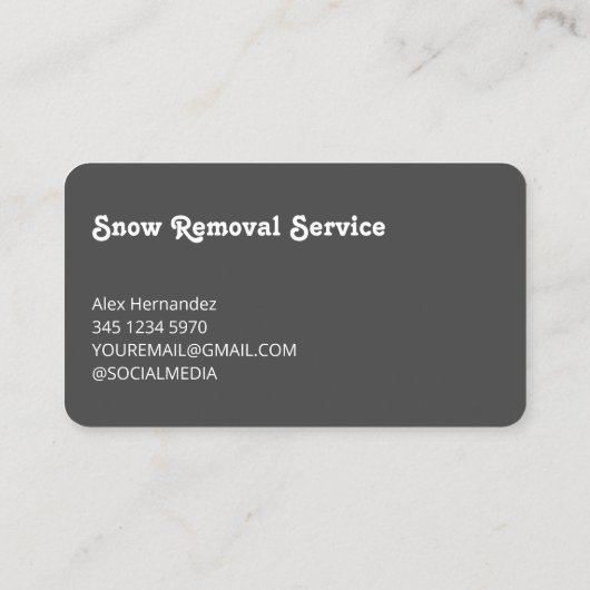 除雪機 名刺 (裏面)