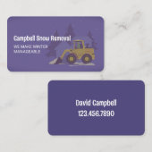 除雪耕作 名刺 (正面/裏面)