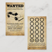 除雪車がポスター切手を欲しがっていた ロイヤリティカード (正面/裏面)